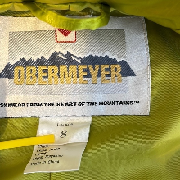 OBERMEYER Vintage light weight jacket, size 8 - Picture 3 of 8